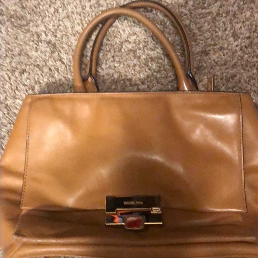 Michael Kors caramel handbag